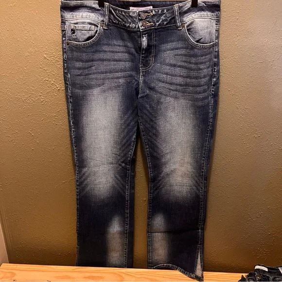 Kancan Midrise Bootcut Jeans Women's Plus Size 16 - Picture 2 of 9
